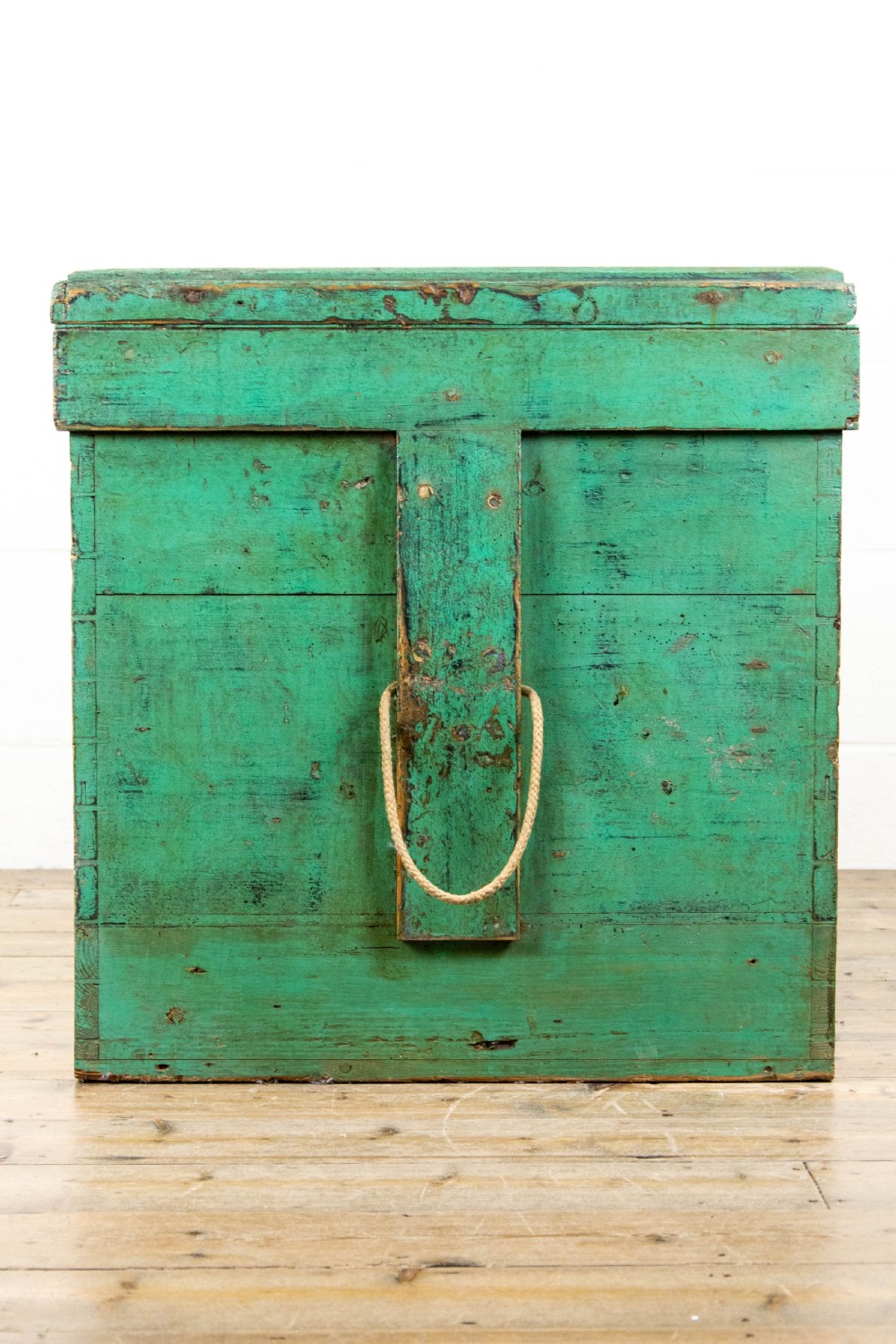 Antique Painted Captain’s Sea Chest View XI