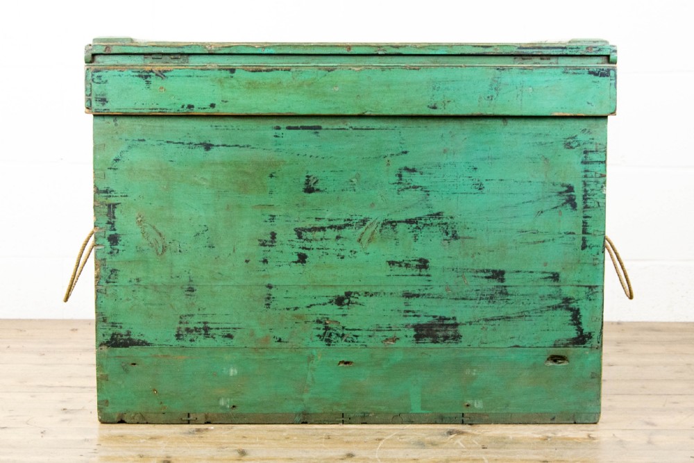 Antique Painted Captain’s Sea Chest View XII