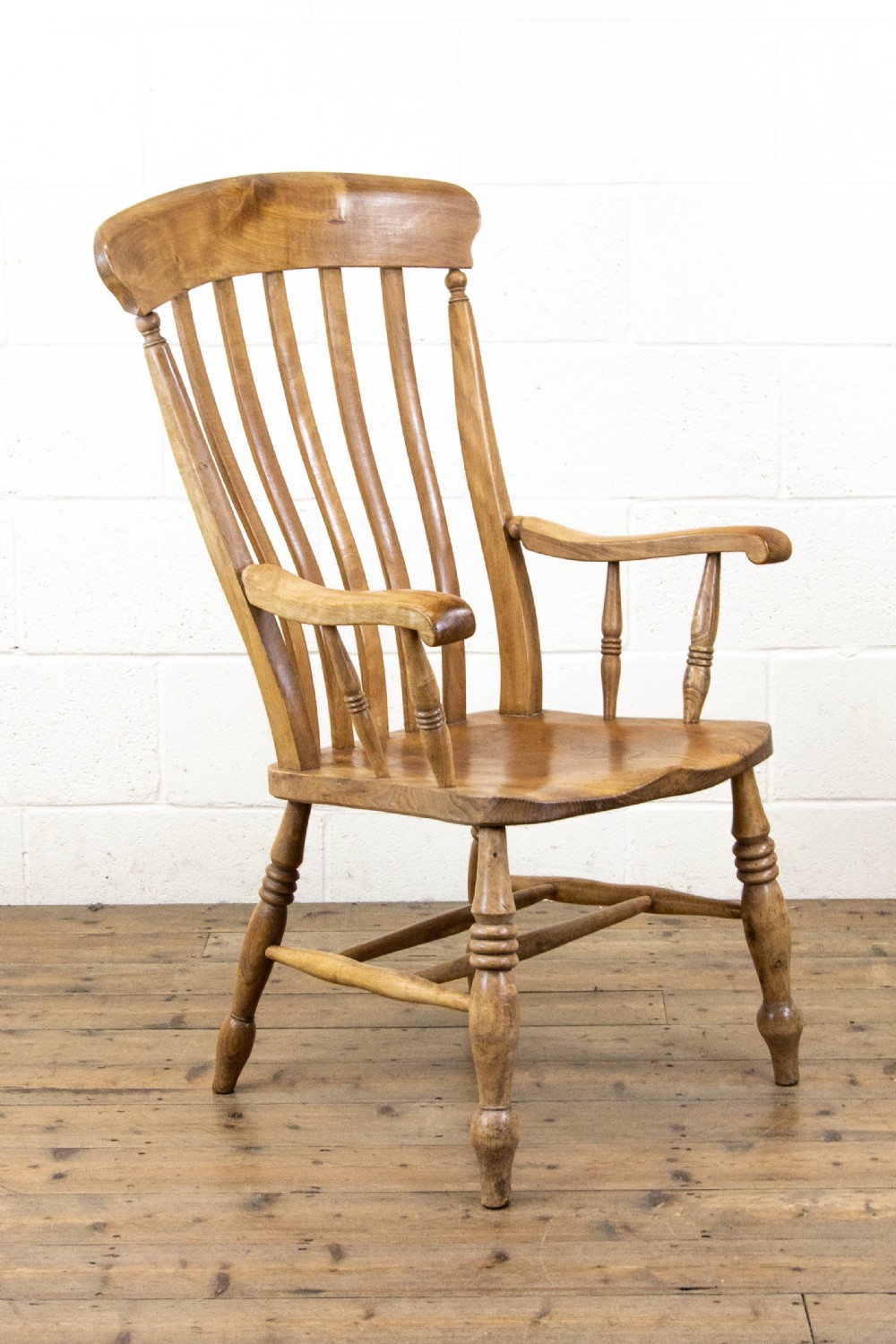 Antique Farmhouse Kitchen Armchair