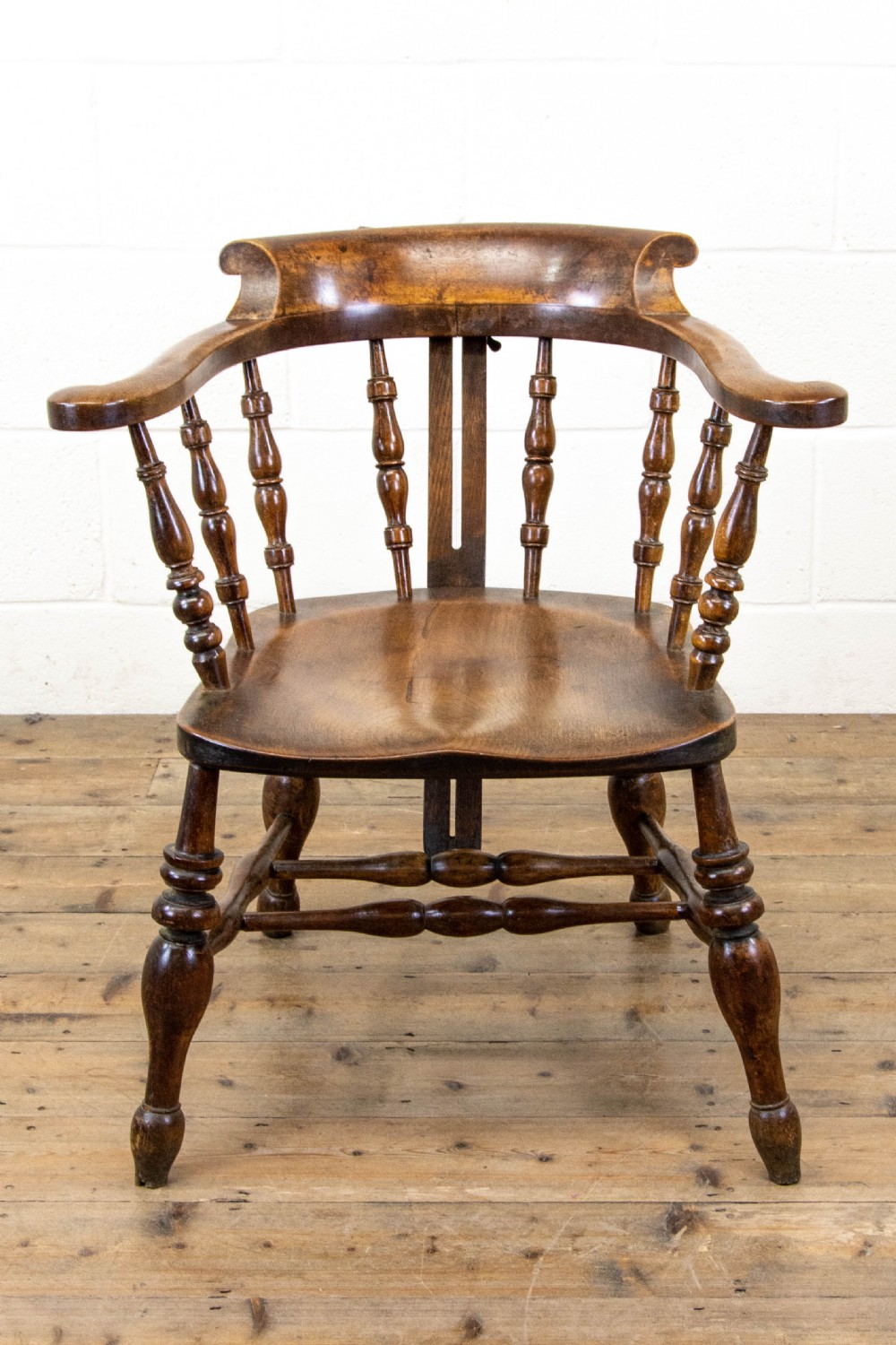 Antique Ash and Elm Captain’s Chair View IV
