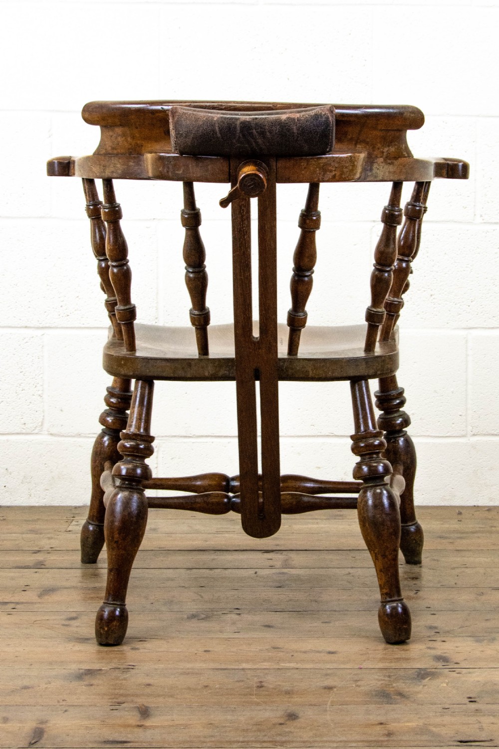 Antique Ash and Elm Captain’s Chair View VII