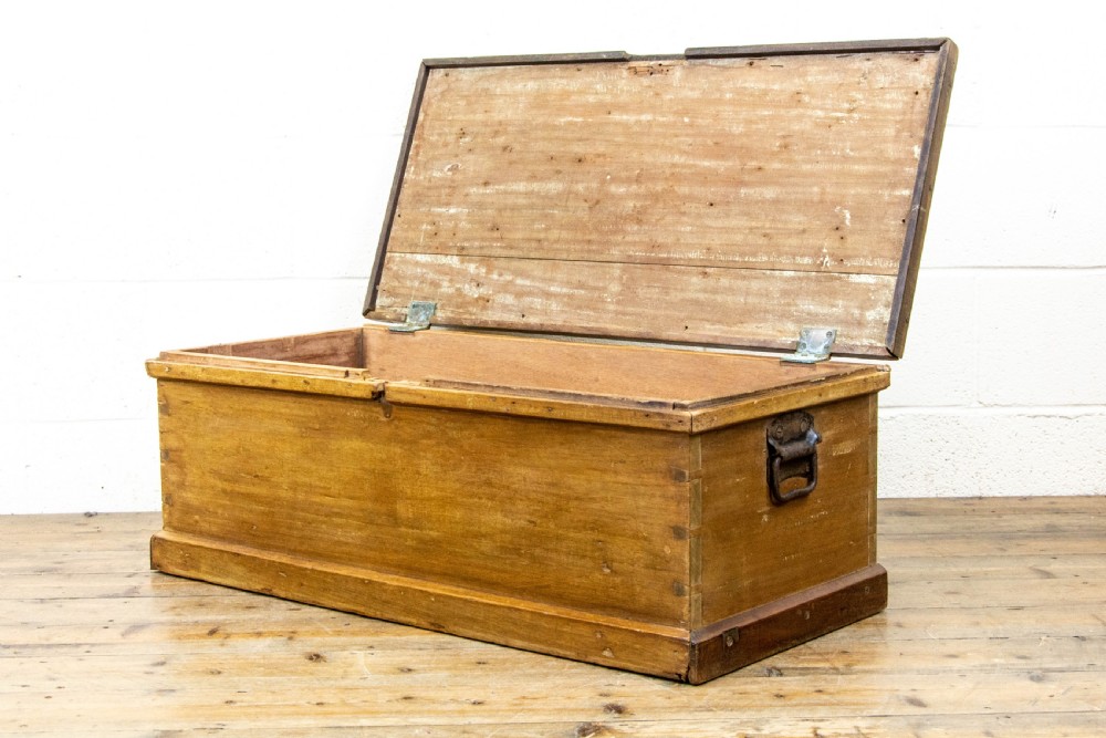 Rustic Antique Mixed Woods Trunk View IV