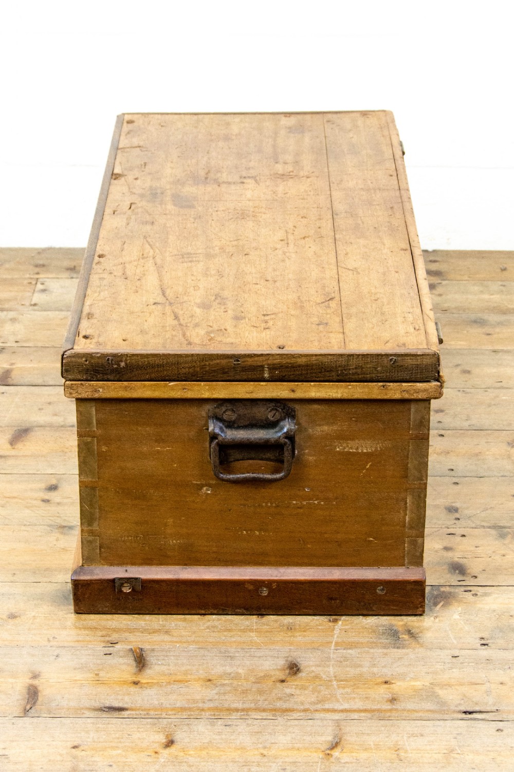 Rustic Antique Mixed Woods Trunk View VIII