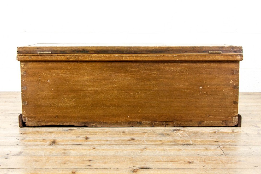 Rustic Antique Mixed Woods Trunk View IX