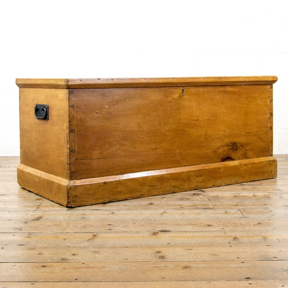 Antique Pine Trunk or Blanket Box
