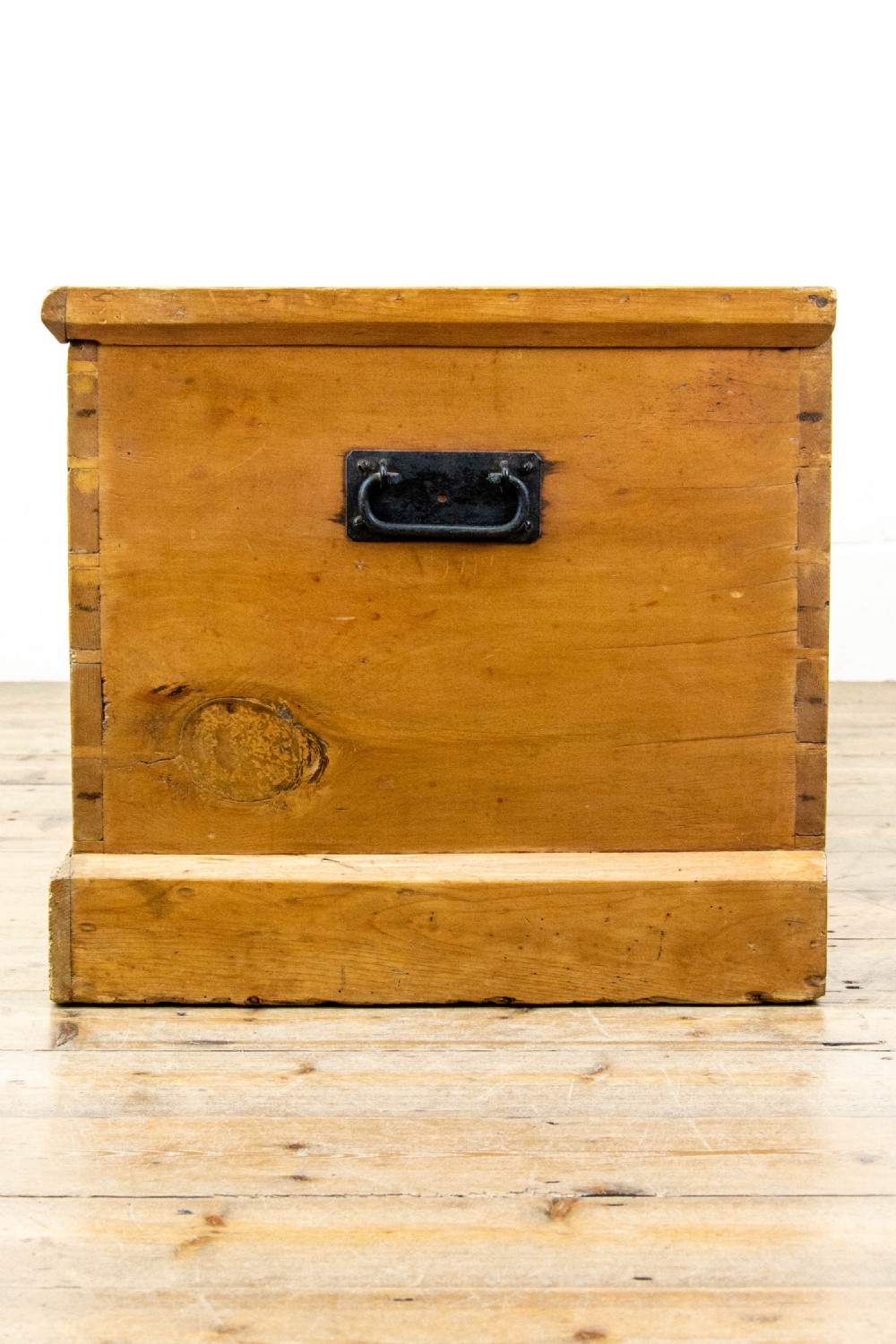 Antique Pine Trunk or Blanket Box View VII