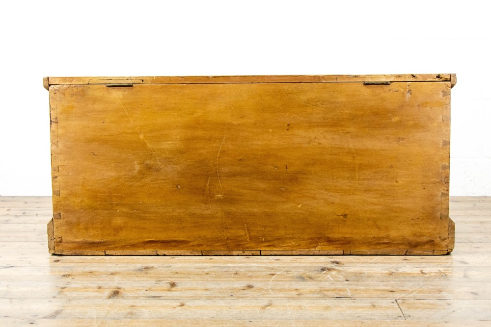 Antique Pine Trunk or Blanket Box View VIII