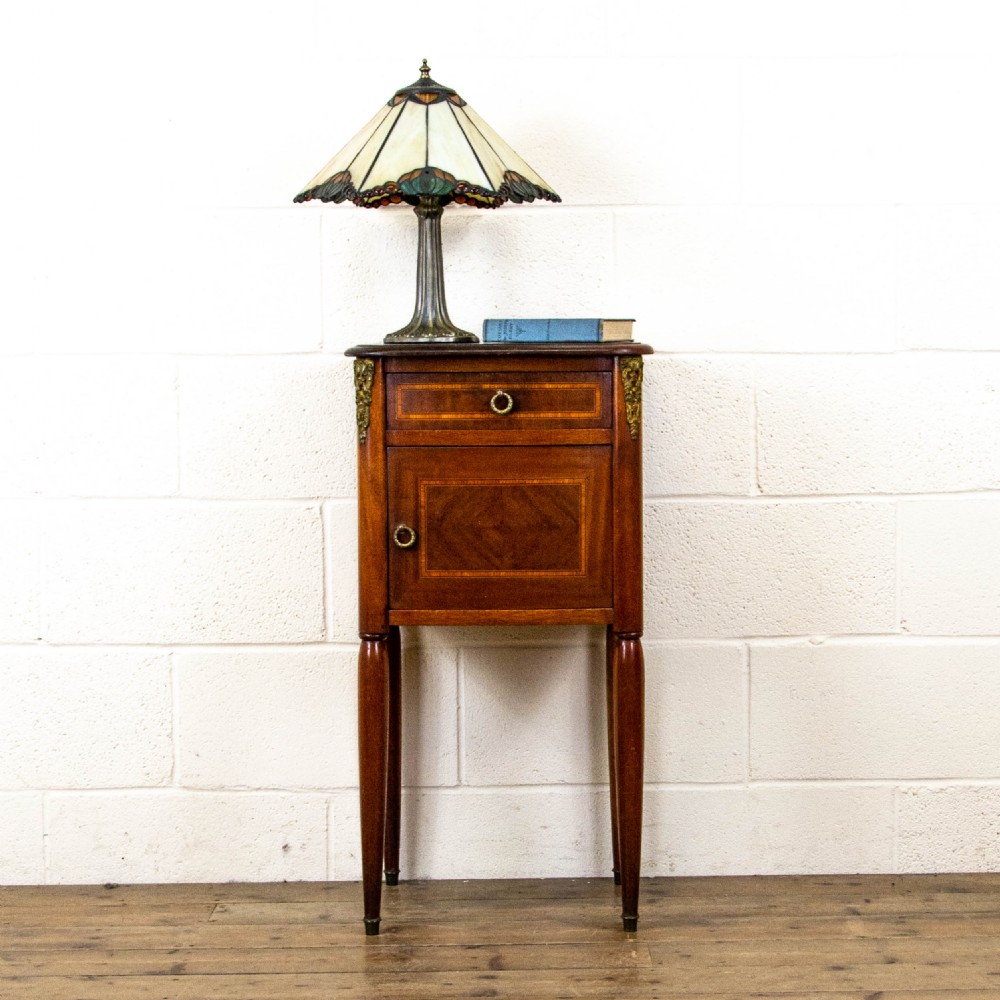 Antique Mahogany Inlaid Side Cabinet