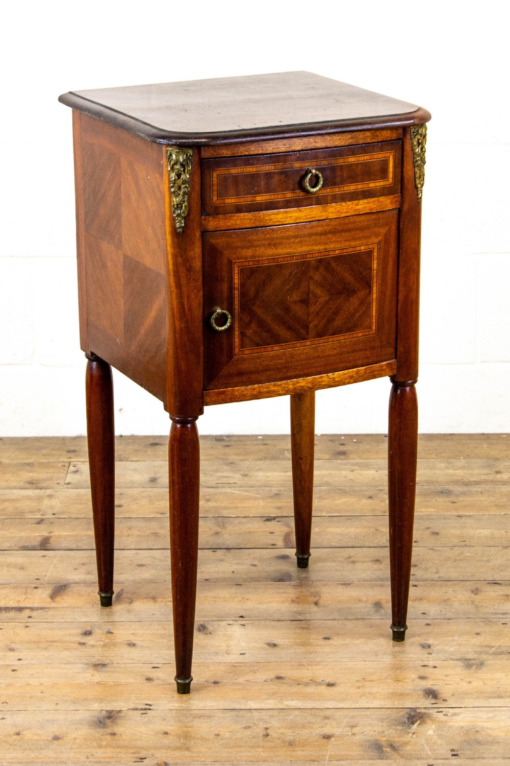 Antique Mahogany Inlaid Side Cabinet View III