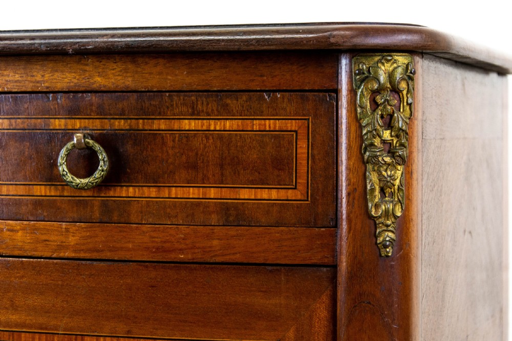 Antique Mahogany Inlaid Side Cabinet View X