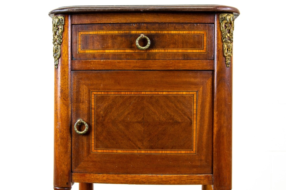 Antique Mahogany Inlaid Side Cabinet View XI