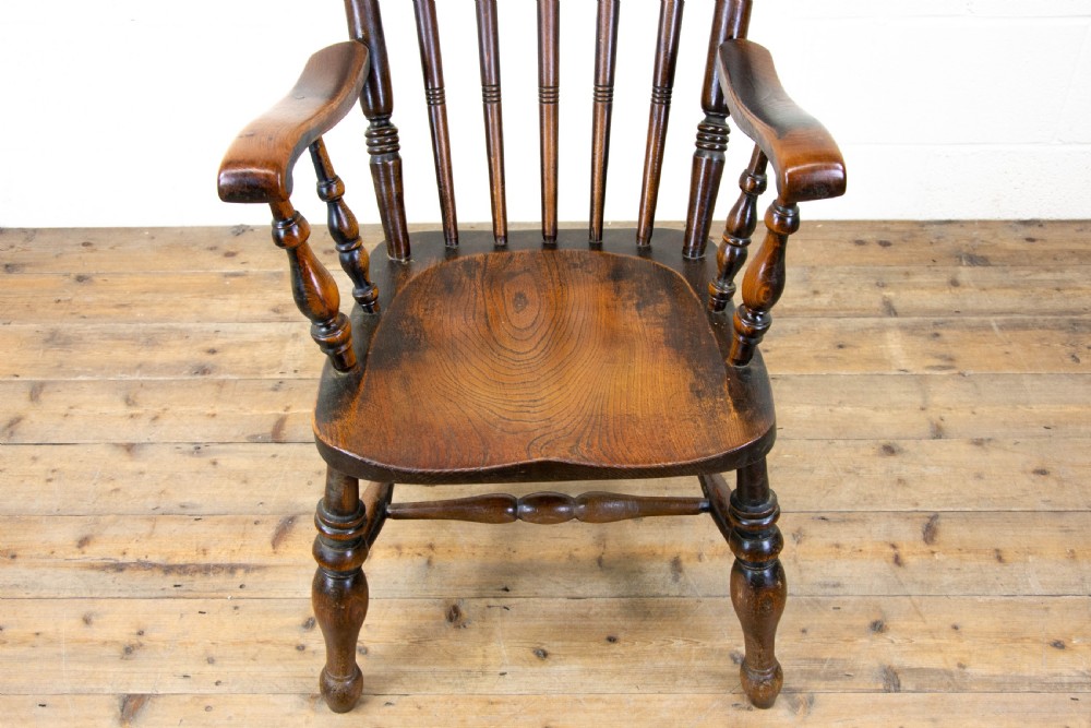 Antique Spindle Back Windsor Armchair View IV