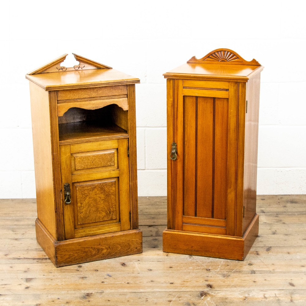 Two Similar Antique Side Cupboards