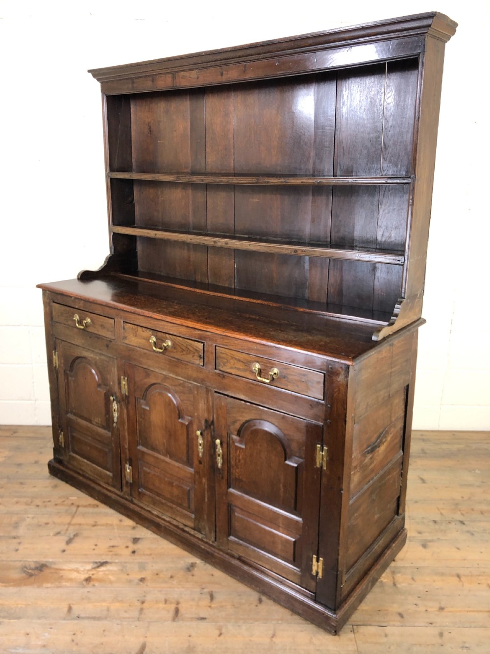 Antique 19th Century Oak Dresser View XI