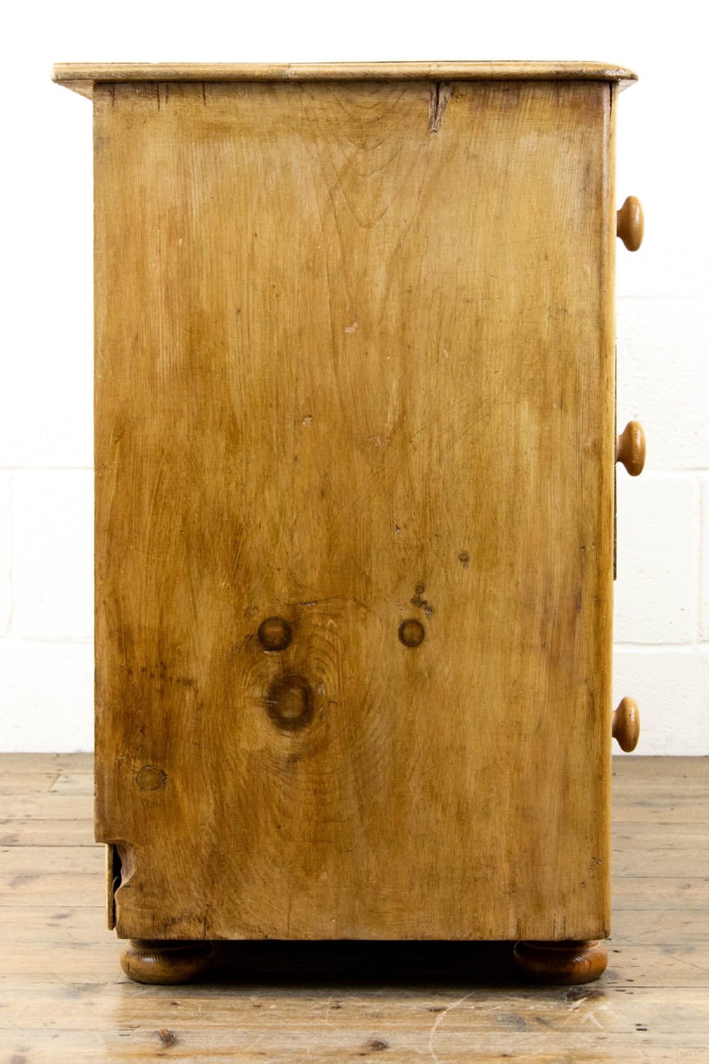 Rustic Antique Pine Chest of Drawers View V