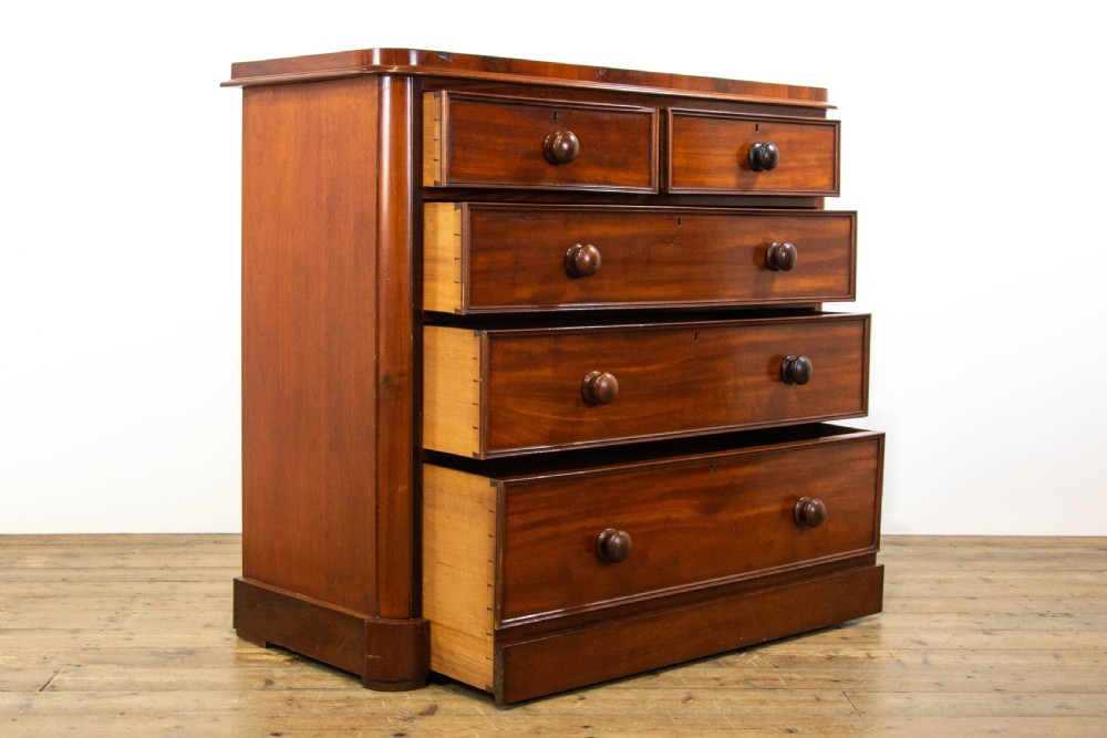 Late Victorian Mahogany Chest of Drawers View II