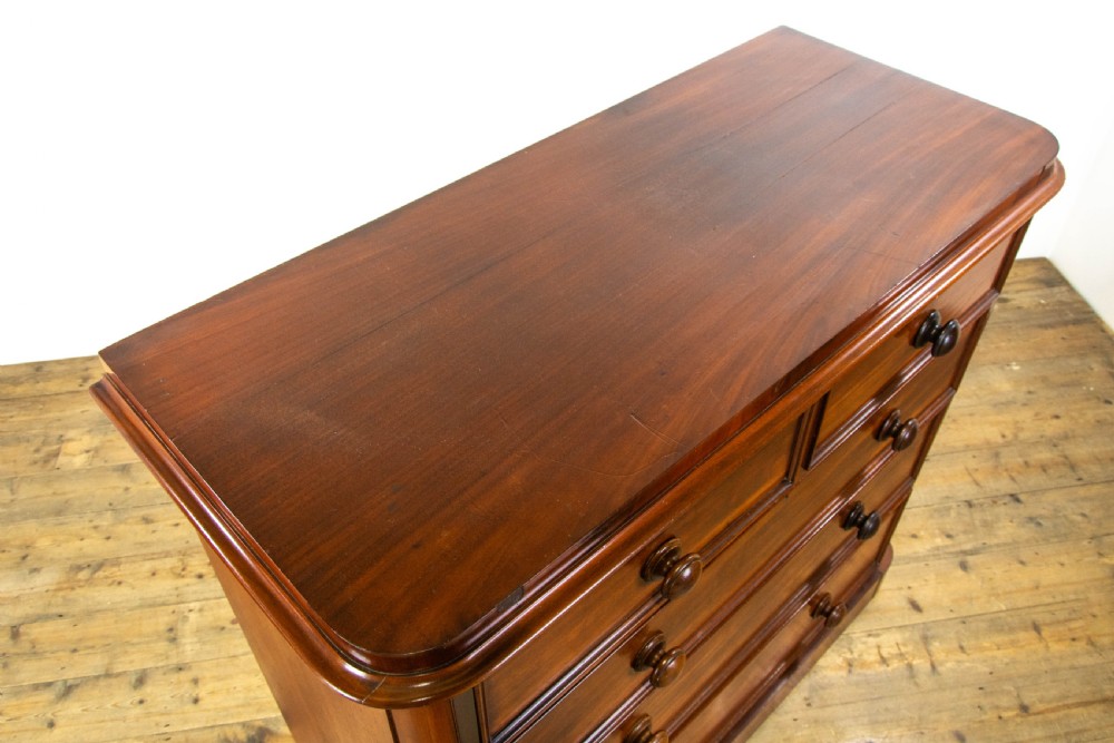 Late Victorian Mahogany Chest of Drawers View VI