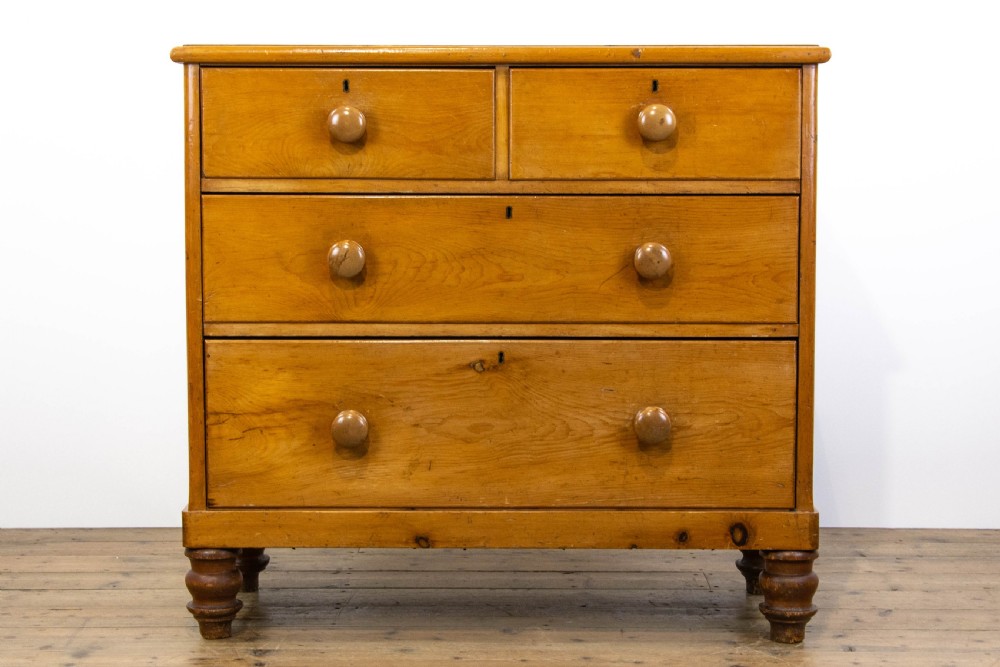 Victorian Antique Pine Chest of Drawers View IV