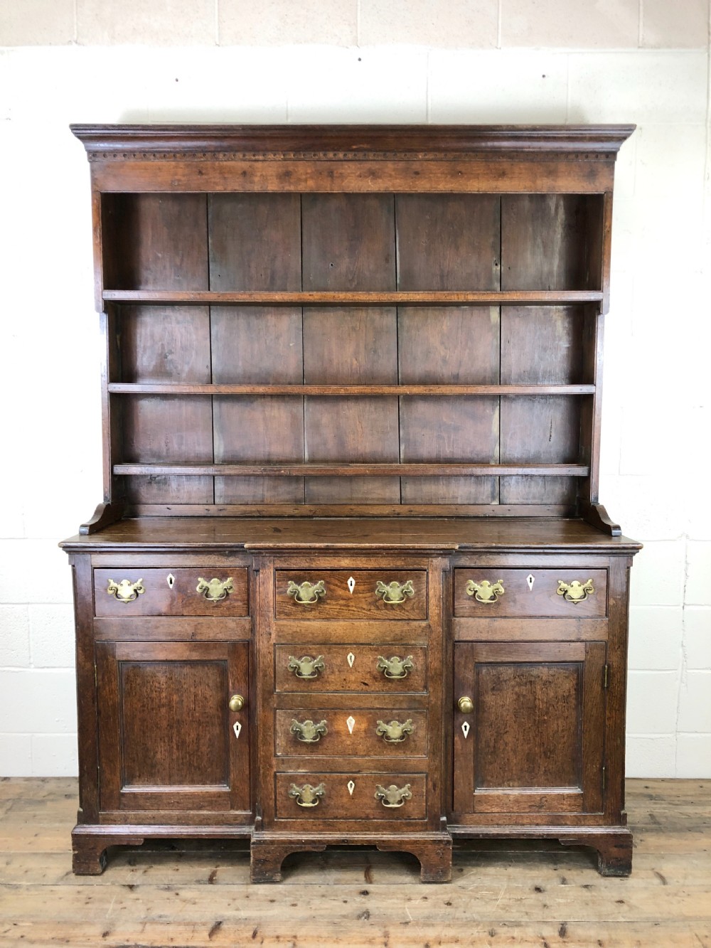 Antique 19th Century Oak Kitchen Dresser View II