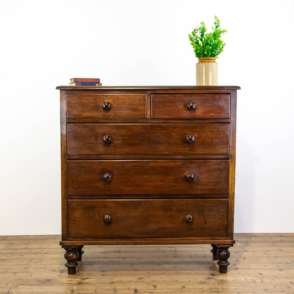 Large Antique Mahogany Chest of Drawers