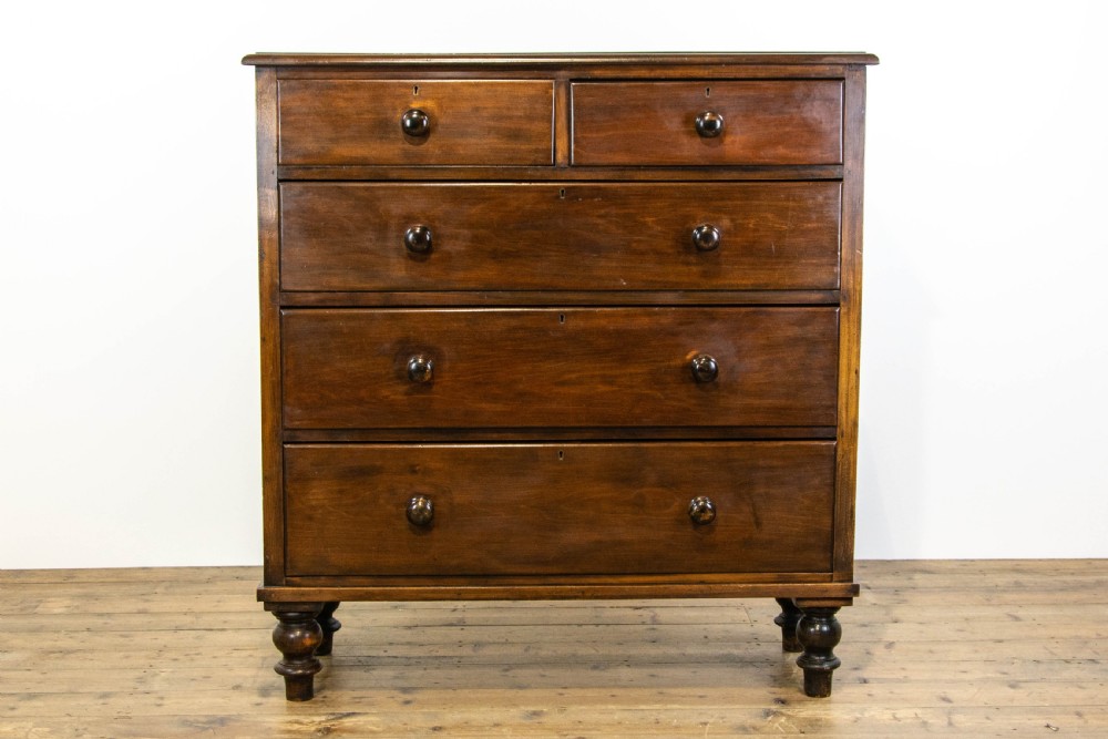 Large Antique Mahogany Chest of Drawers View II