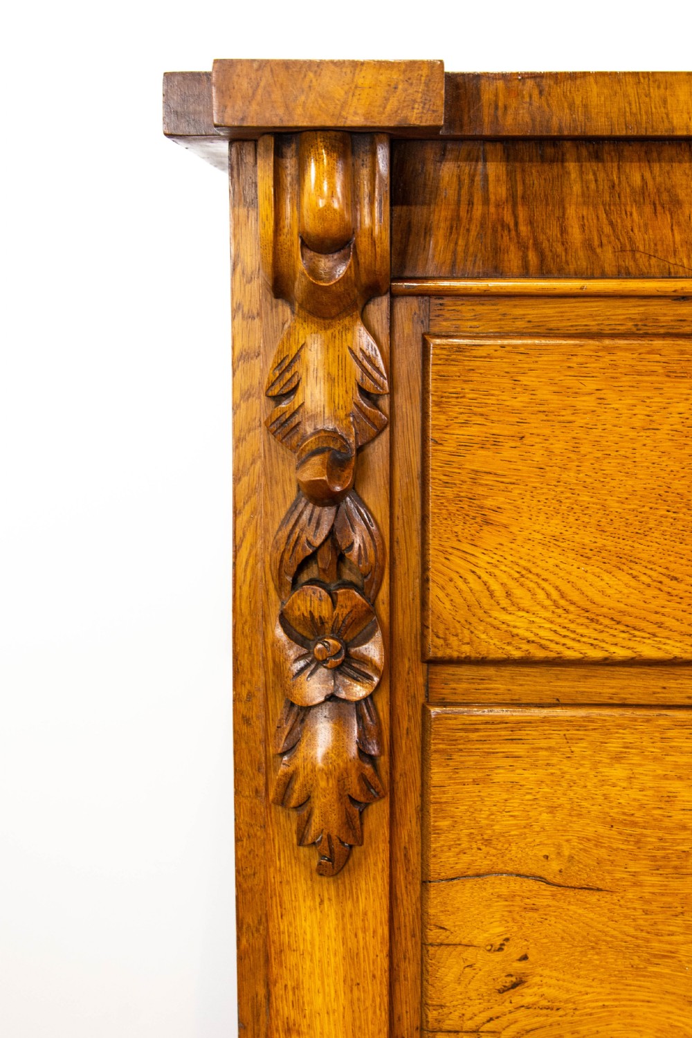 Victorian Antique Oak Chest of Drawers View II