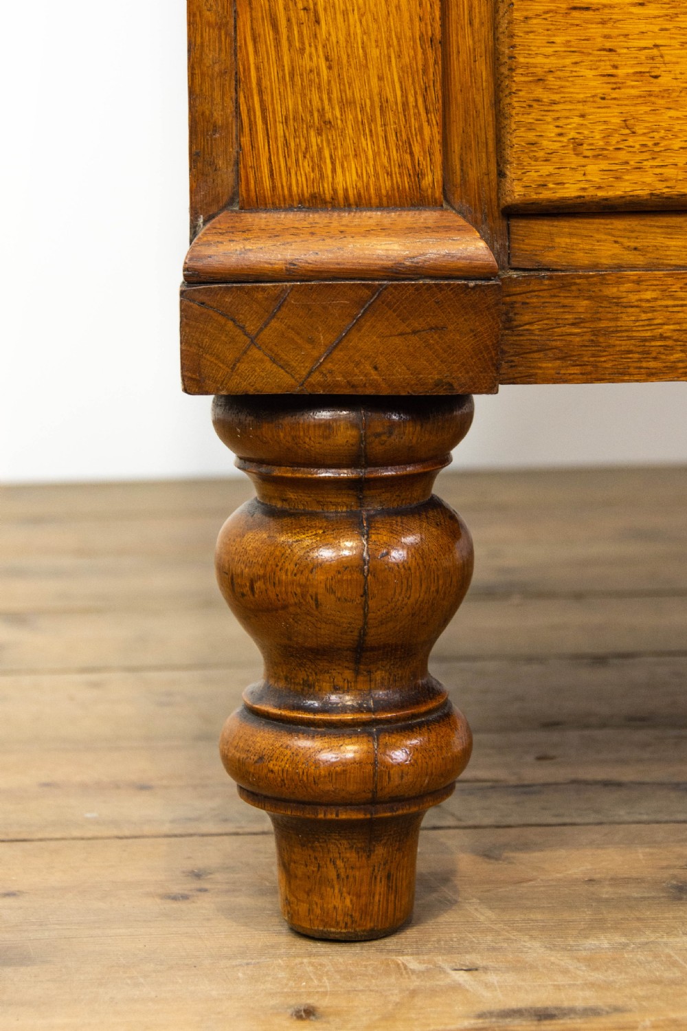 Victorian Antique Oak Chest of Drawers View III