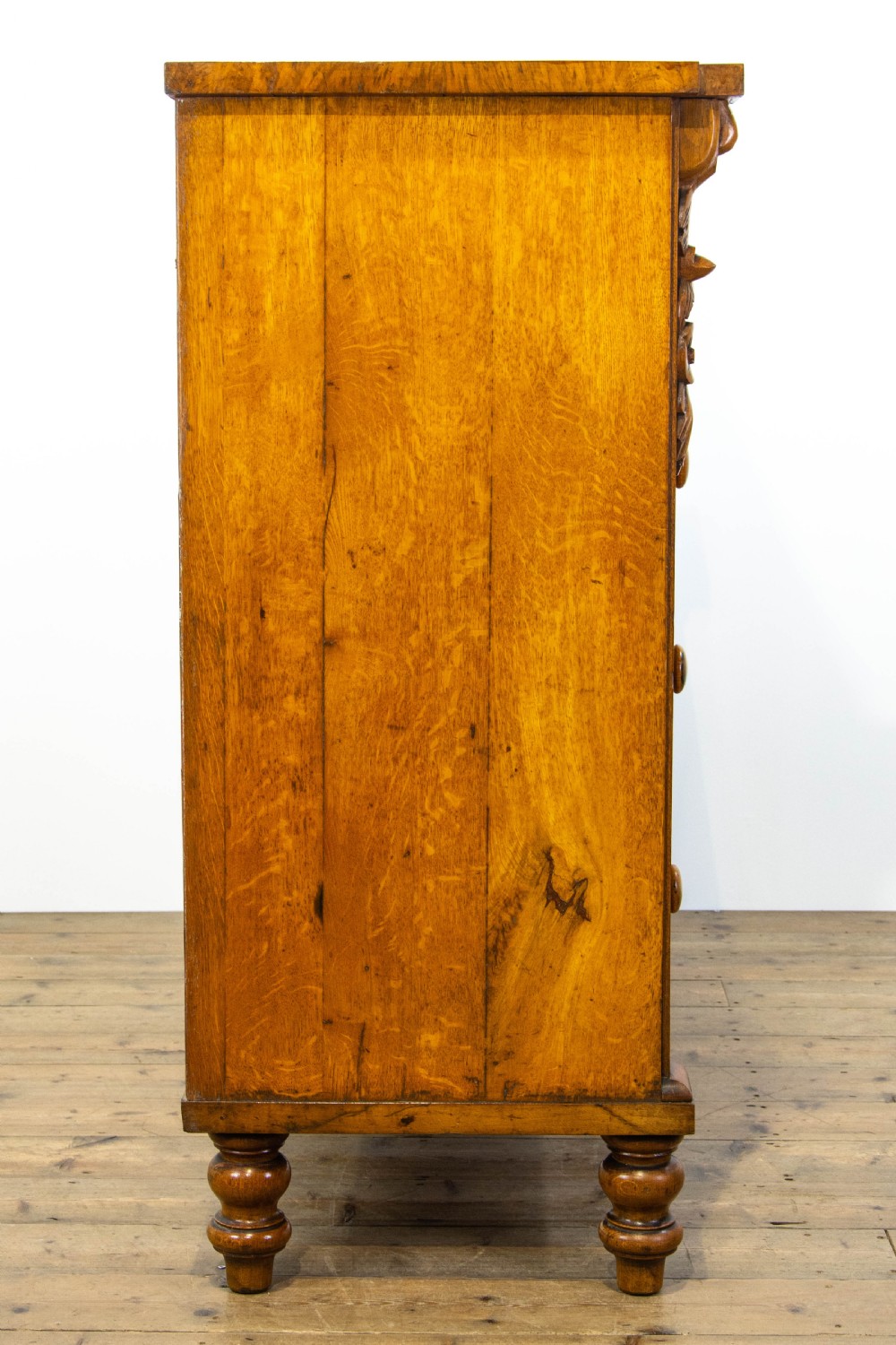 Victorian Antique Oak Chest of Drawers View VII