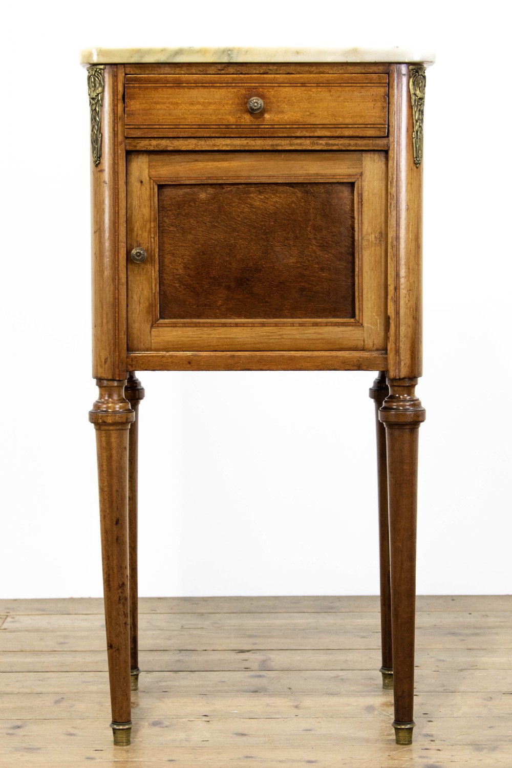 Antique French Mahogany Side Cupboard View VI