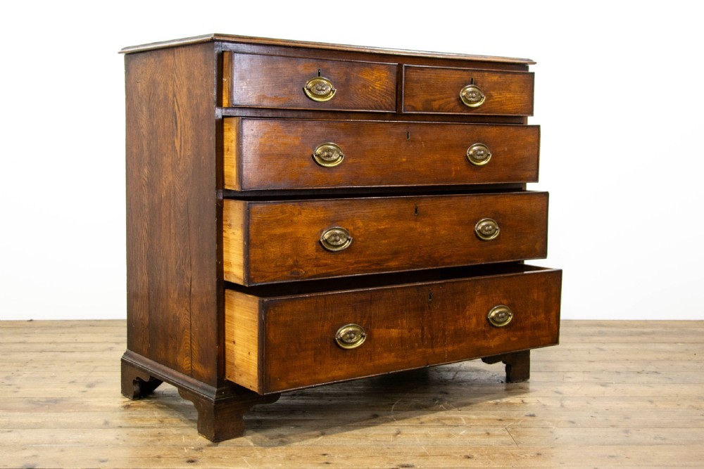 Antique Georgian Oak Chest of Drawers View VI