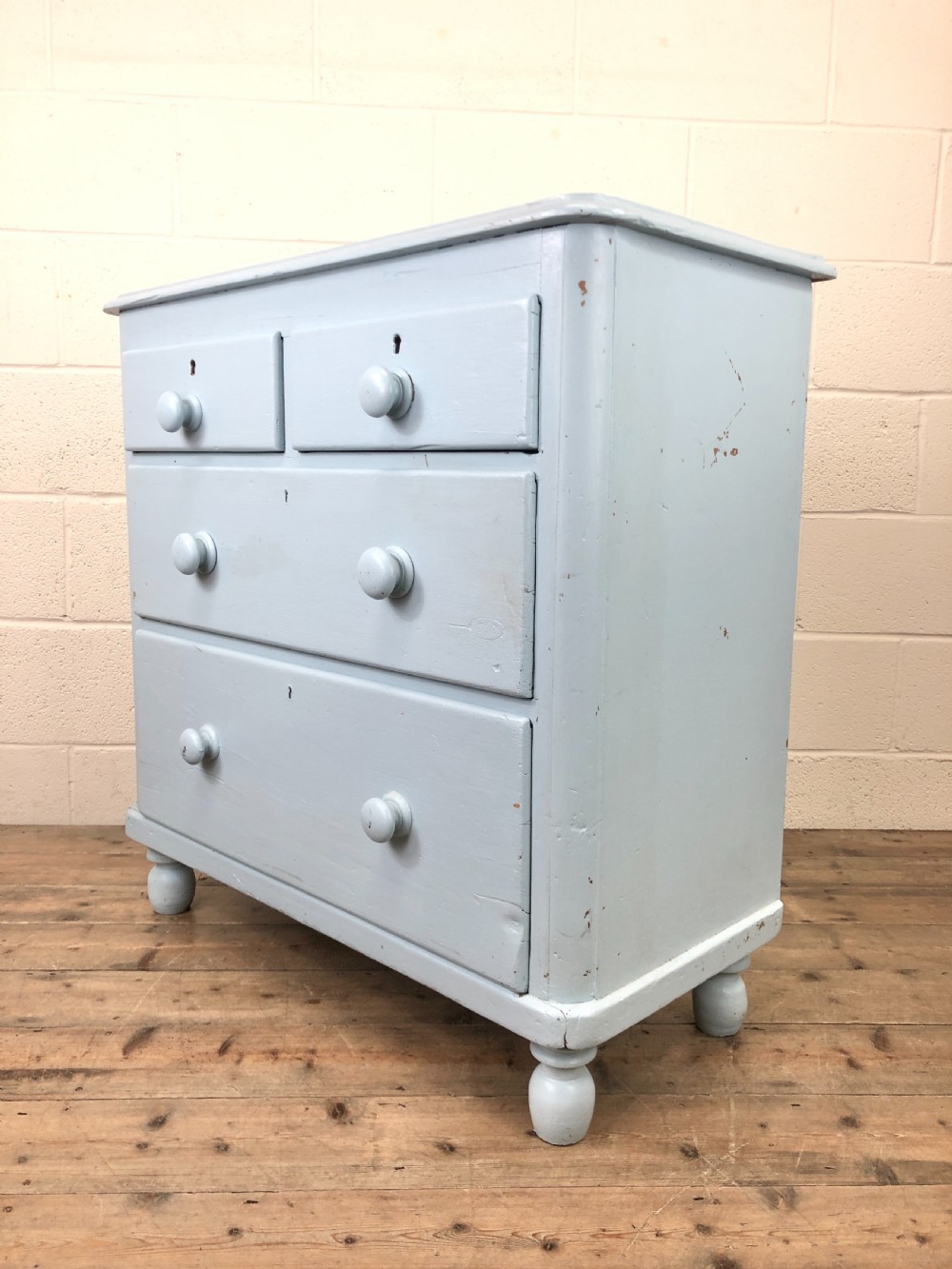 Small Antique Painted Chest of Drawers View IV