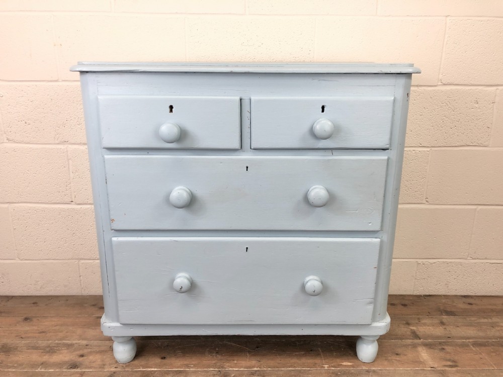 Small Antique Painted Chest of Drawers View VI