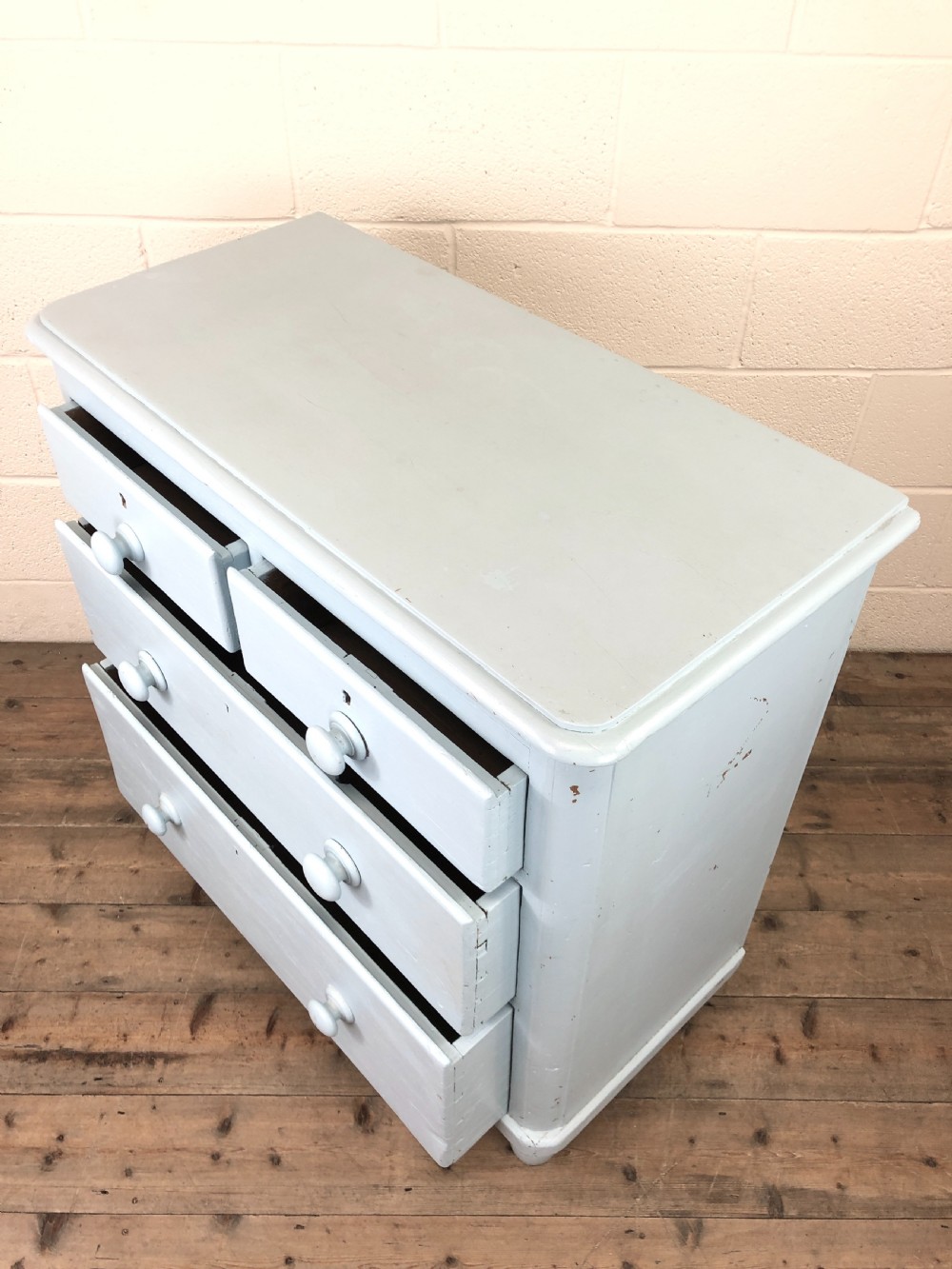 Small Antique Painted Chest of Drawers View IX