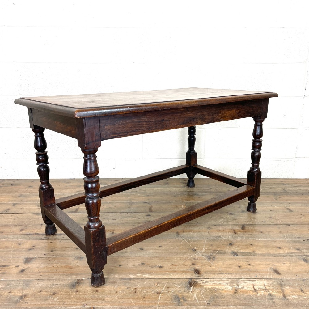 19th Century Antique Oak Occasional Table View II