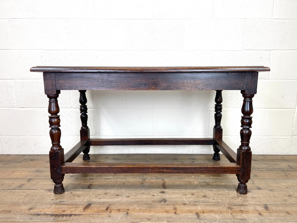 19th Century Antique Oak Occasional Table View IV