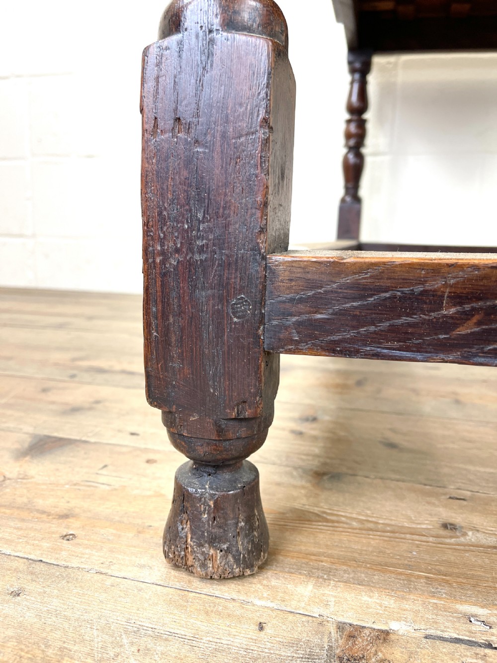 19th Century Antique Oak Occasional Table View X