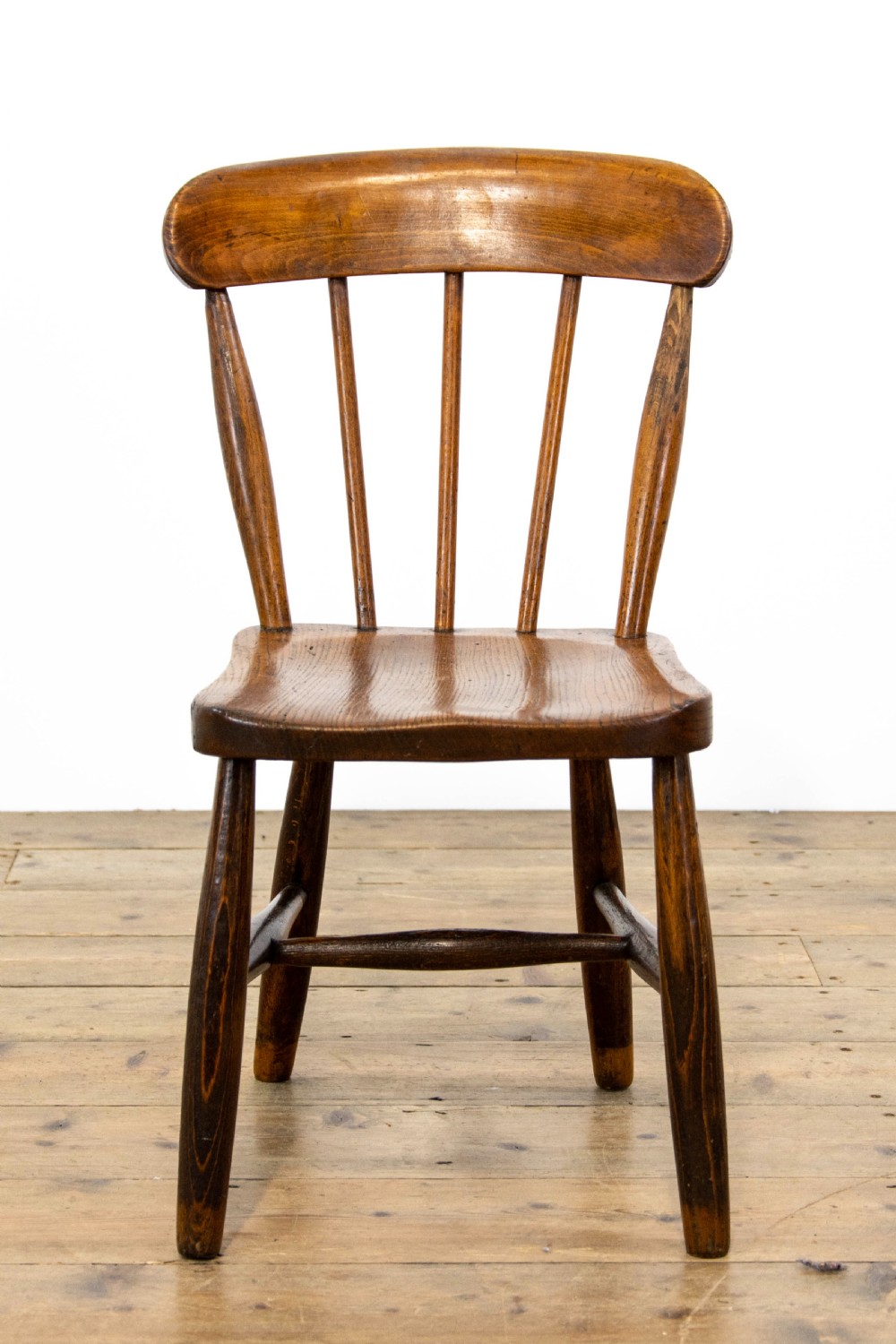 Near Pair of Antique Ash Child’s Chairs View IV