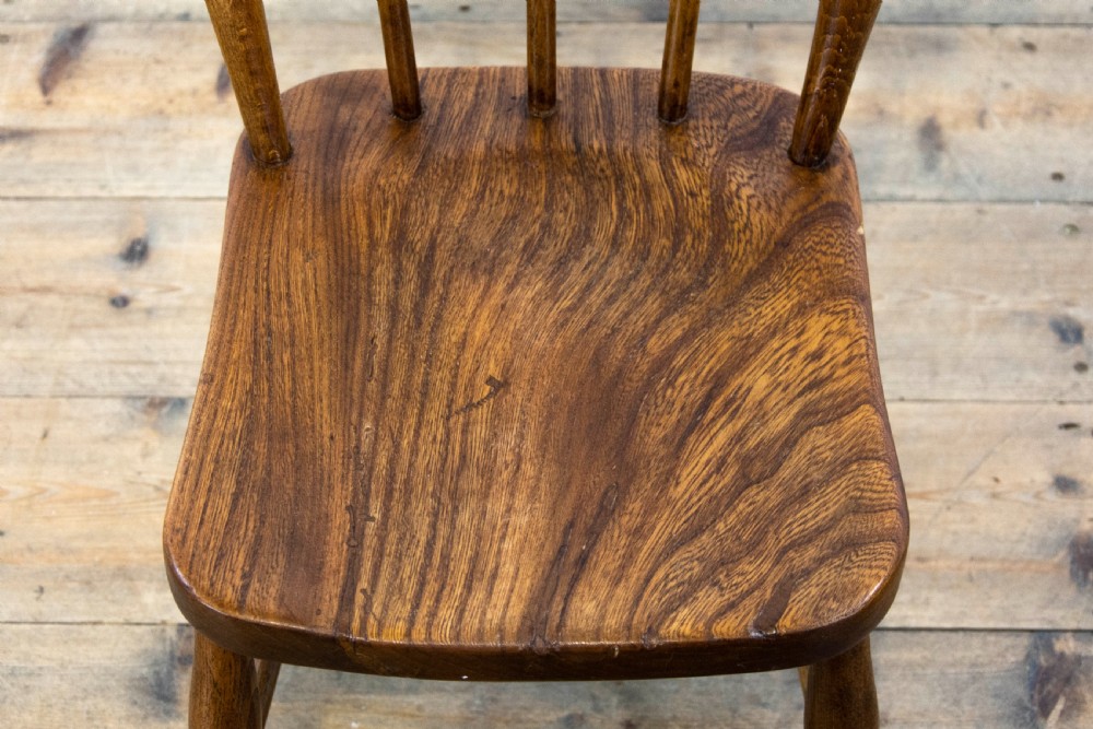 Near Pair of Antique Ash Child’s Chairs View IX