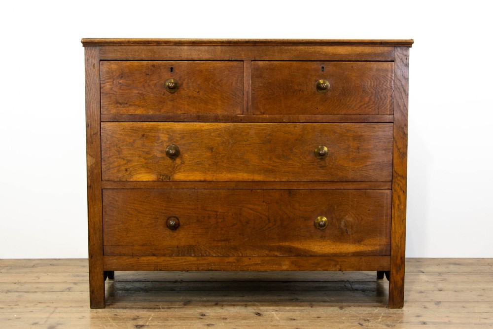 Arts and Crafts Oak Chest of Drawers View III