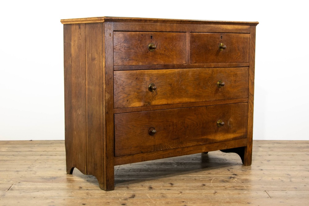 Arts and Crafts Oak Chest of Drawers View IV