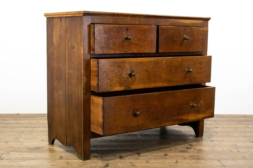 Arts and Crafts Oak Chest of Drawers View VI
