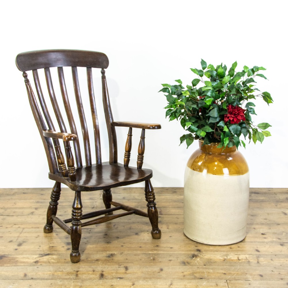 Antique Elm Windsor Armchair View III
