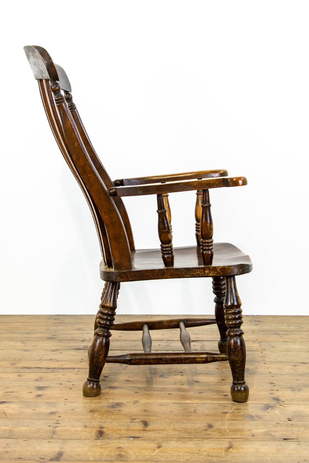 Antique Elm Windsor Armchair View VI