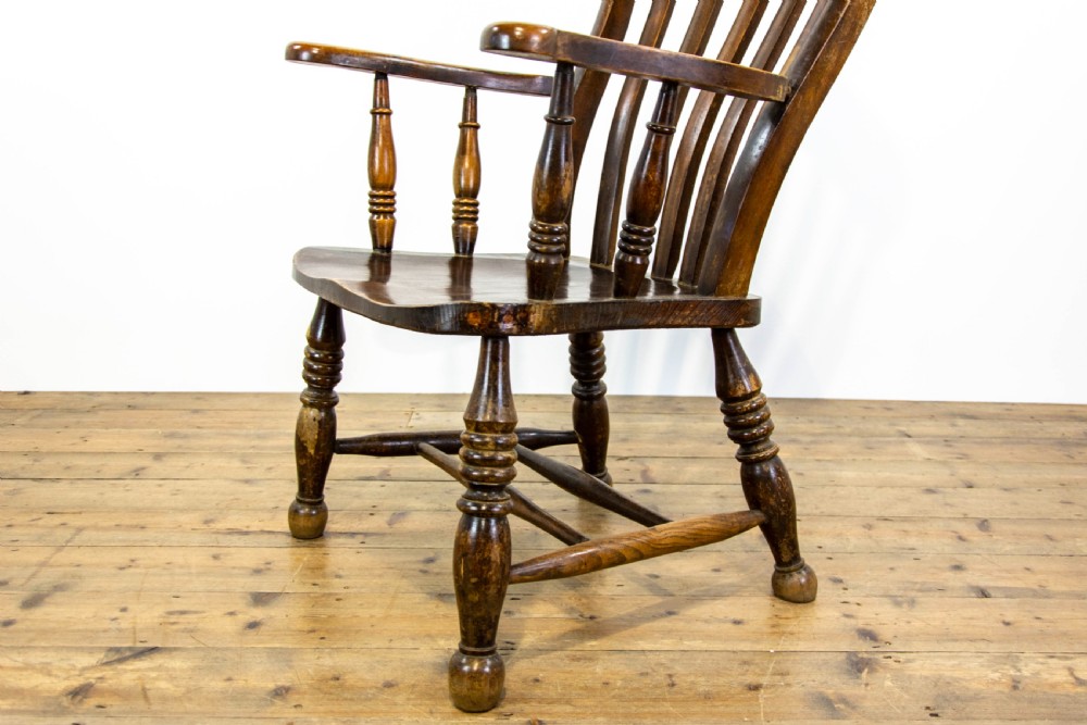 Antique Elm Windsor Armchair View VIII