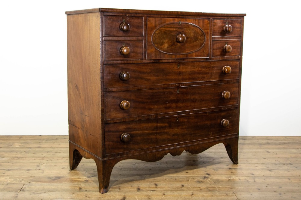 19th Century Mahogany Chest of Drawers View II