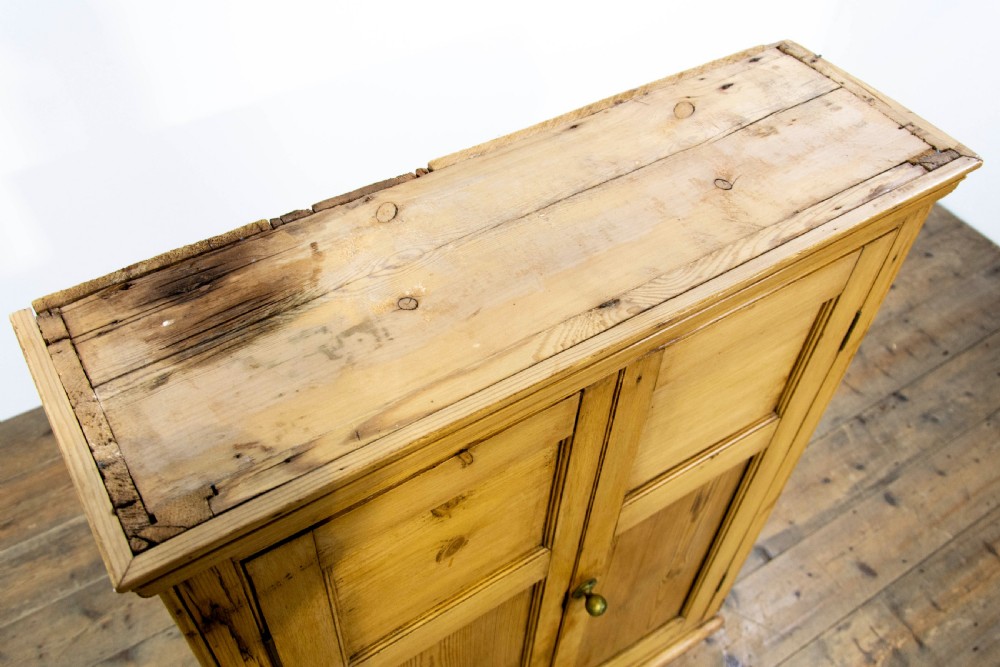 Victorian Antique Pine Cupboard View V