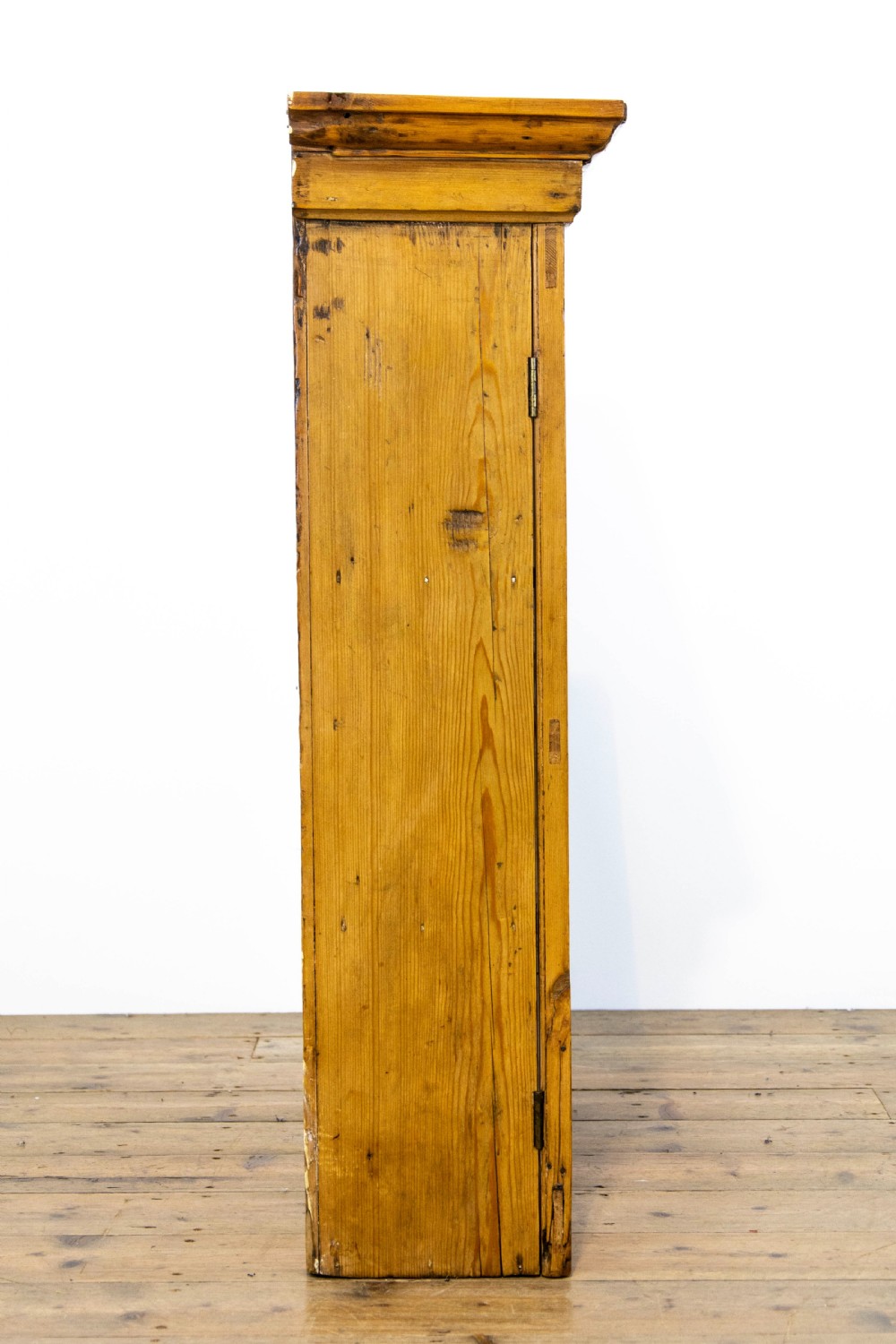 Antique Pine Glazed Two Door Wall Cabinet View VIII