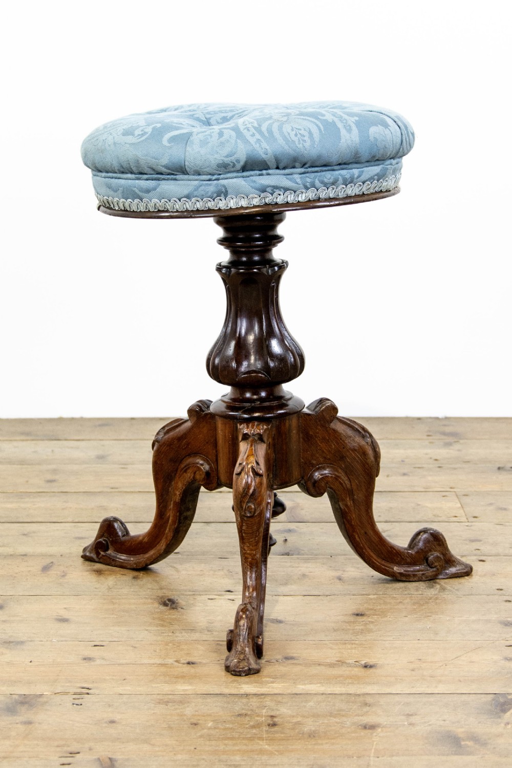 Victorian Rise and Fall Piano Stool View III