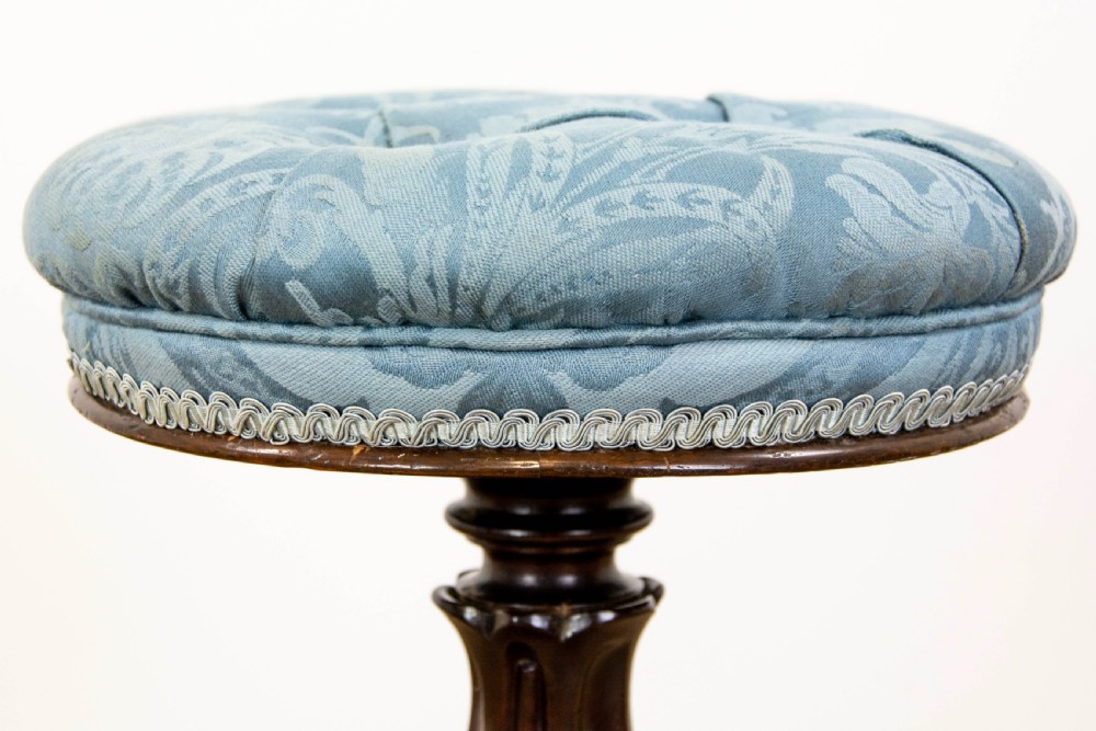 Victorian Rise and Fall Piano Stool View VII