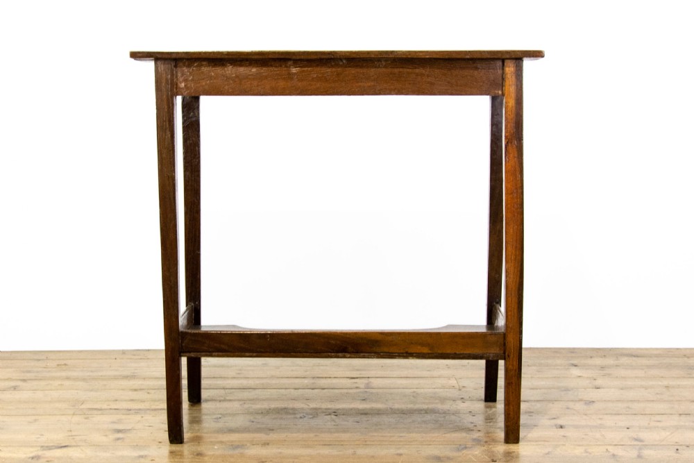 Antique Oak Two Tier Side Table View VI